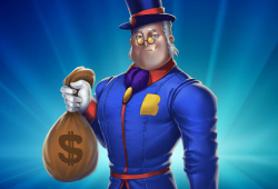 Игровой персонаж с денежным мешком